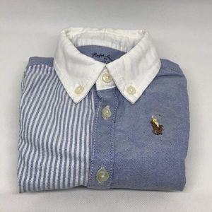 Ralph Lauren button up 6M